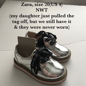 Zara shoes, toddler size 4